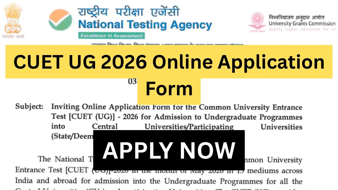 CUET UG 2026 Online Application Form